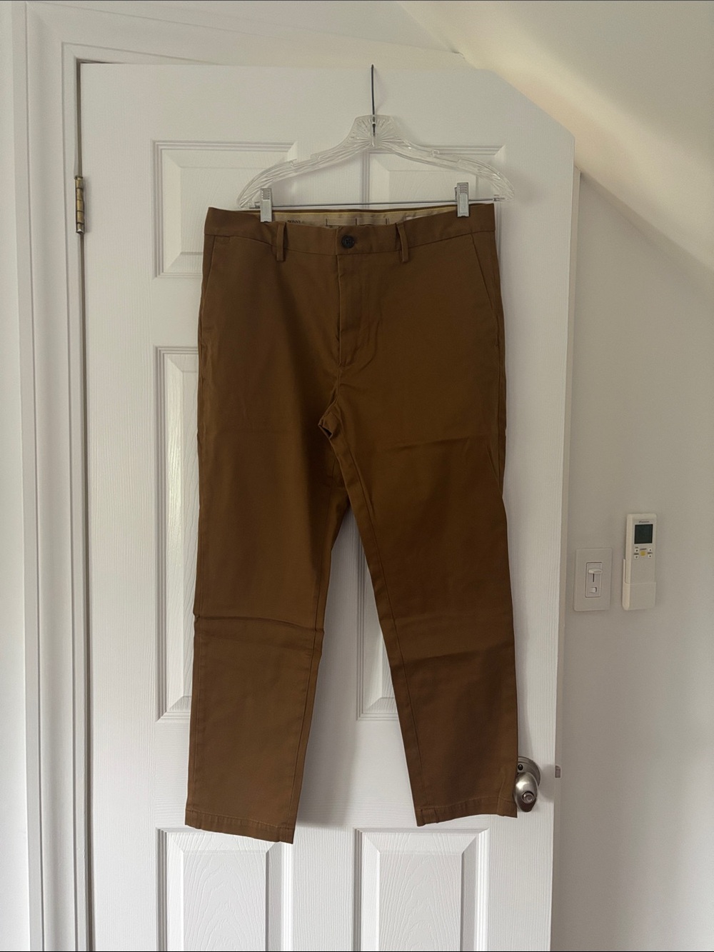 Men's Brown Casual Chino Pants